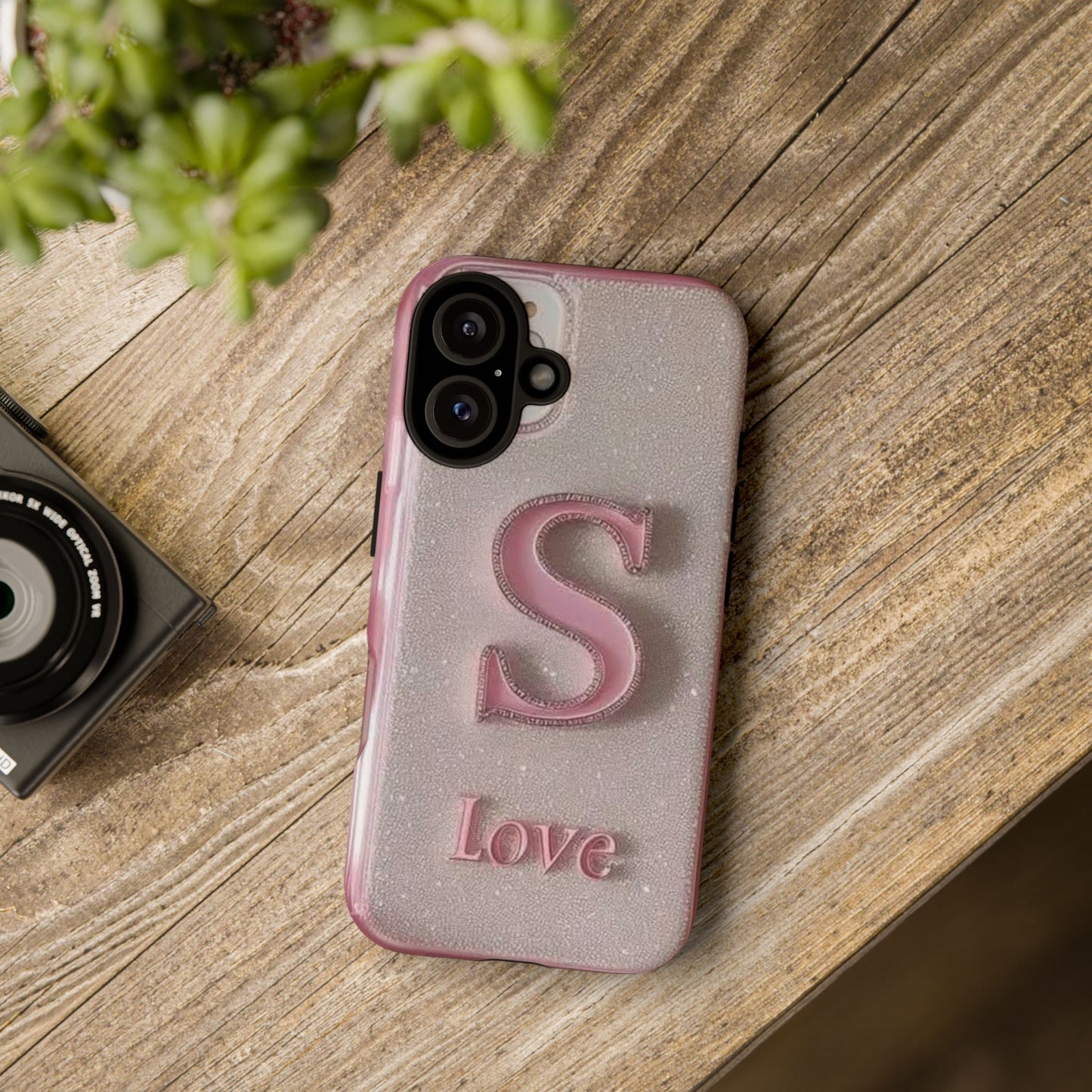iPhone 16 Tough Case with S Logo Design