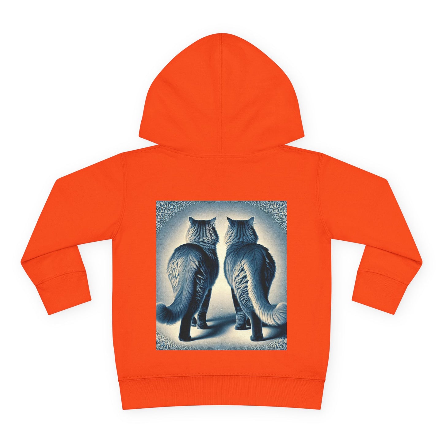 Cat Lover Toddler Hoodie, Cute Fleece Pullover, Adorable Kids Apparel for Cat Lovers, Birthday Gift for Toddlers, Cozy Cat Hoodie