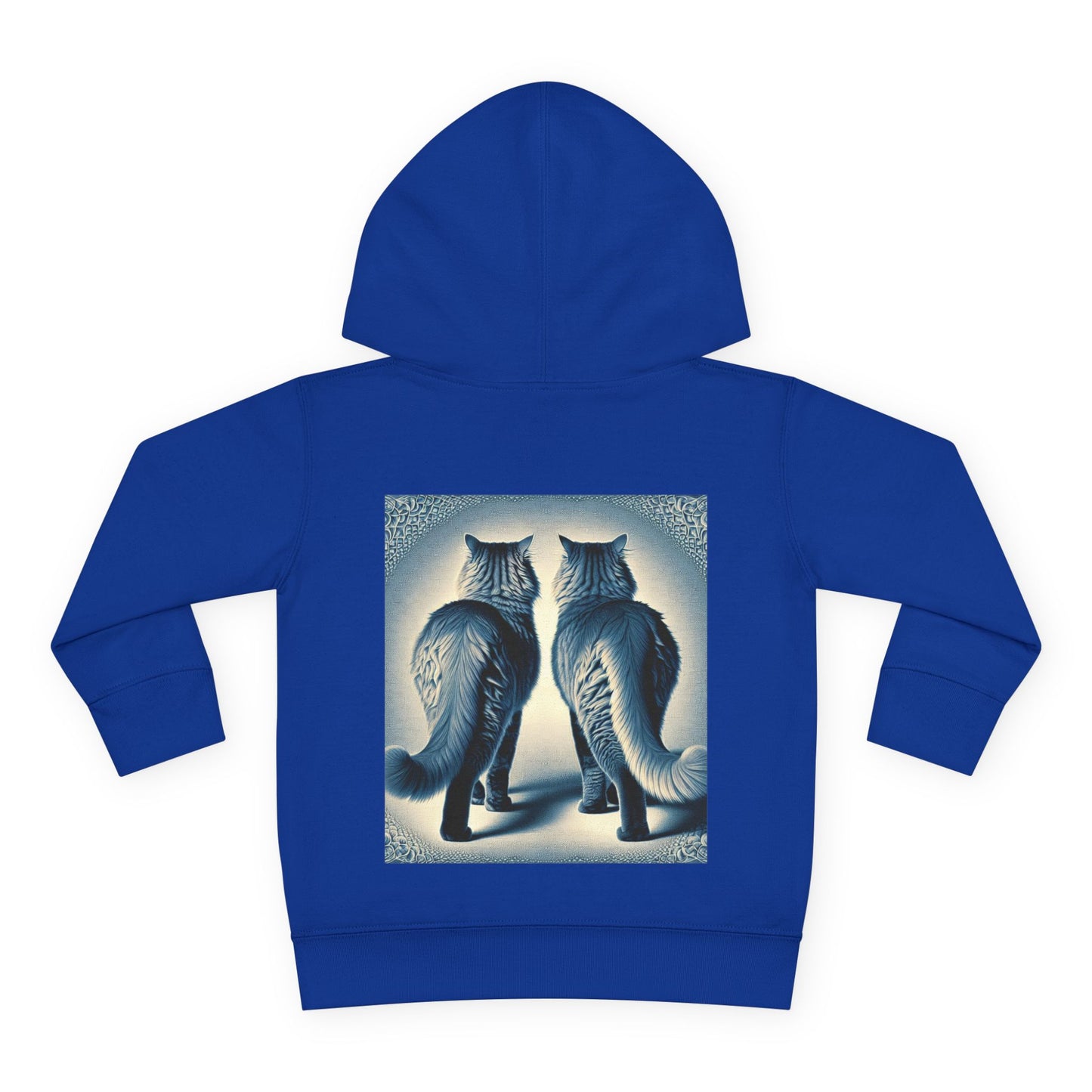 Cat Lover Toddler Hoodie, Cute Fleece Pullover, Adorable Kids Apparel for Cat Lovers, Birthday Gift for Toddlers, Cozy Cat Hoodie