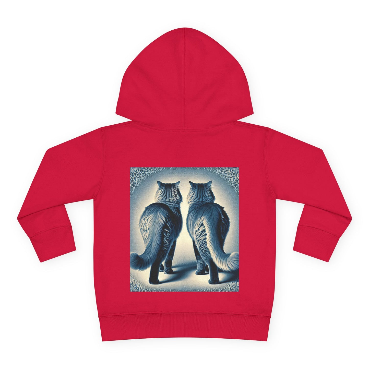 Cat Lover Toddler Hoodie, Cute Fleece Pullover, Adorable Kids Apparel for Cat Lovers, Birthday Gift for Toddlers, Cozy Cat Hoodie
