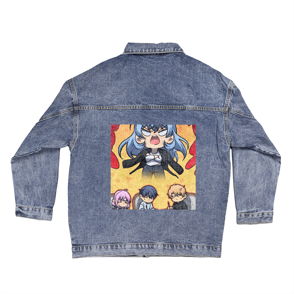Oversized Women's DTG Denim Jacket