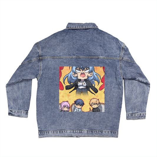 Oversized Women's DTG Denim Jacket
