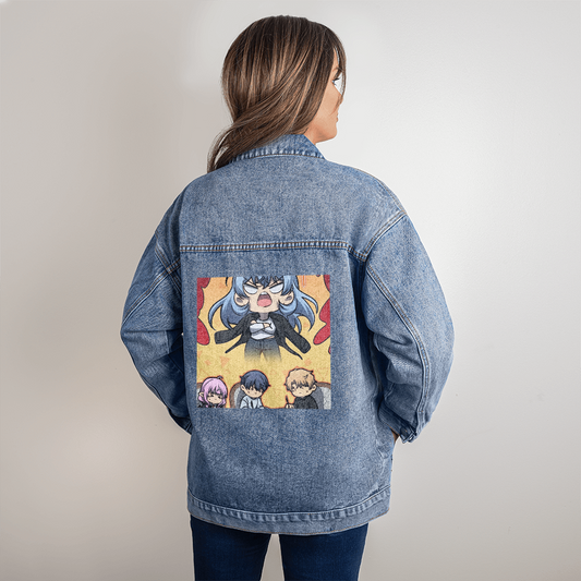 Oversized Women's DTG Denim Jacket